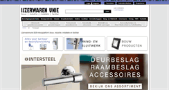 Desktop Screenshot of ijzerwarenunie.nl